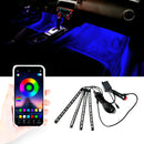 Kit 4 Luz Ambiente Interna Pés Rgb